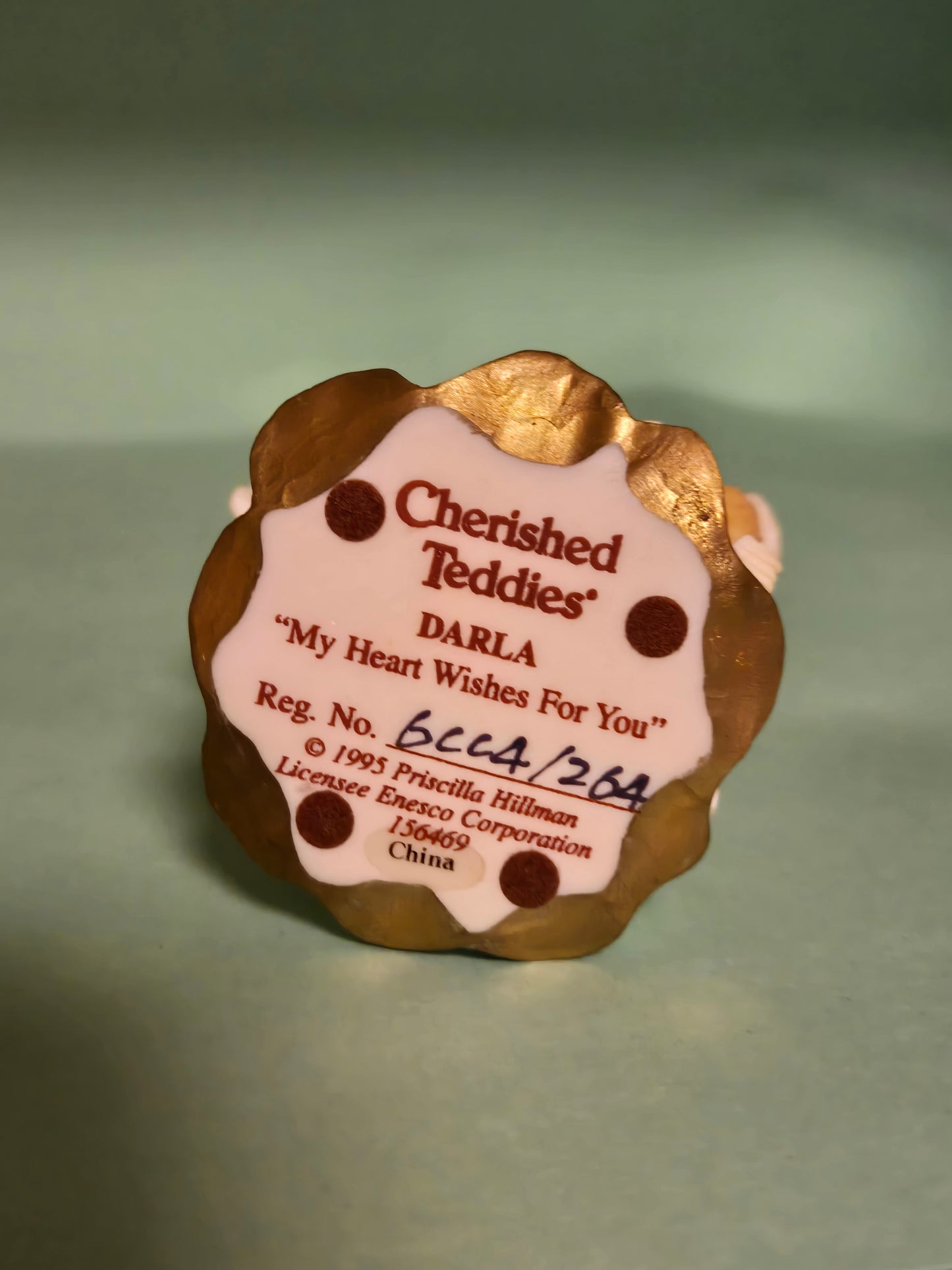 Cherished Teddies - Darla My Heart Wishes For You