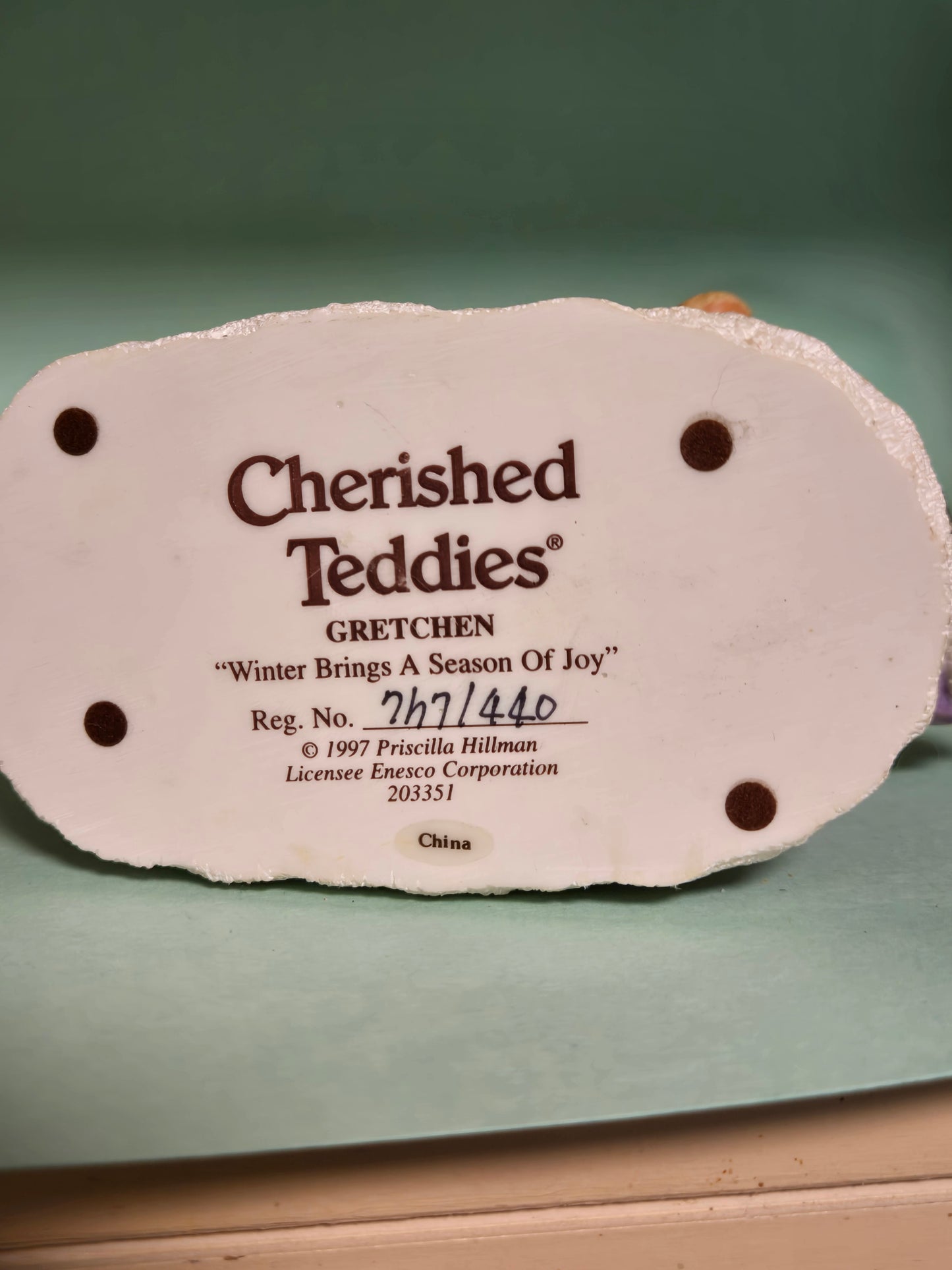 Cherished Teddies - Gretchen Winter Brings a Season of Joy