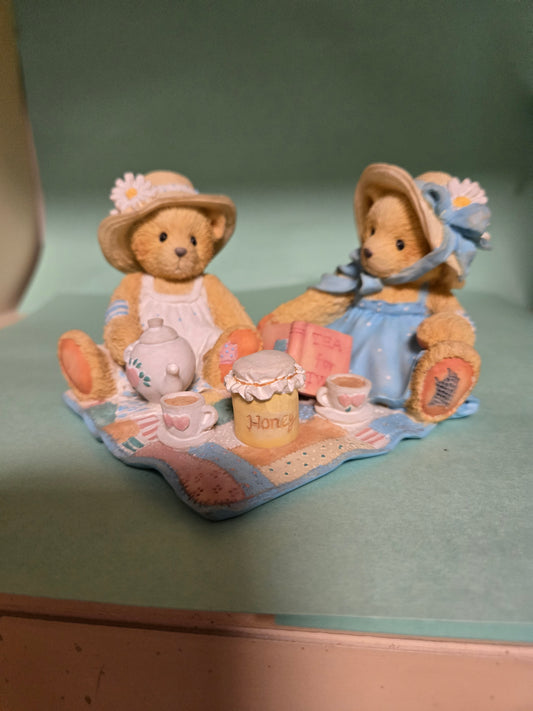 Cherished Teddies - Freda and Tina Our Friendship is A Perfect Blend