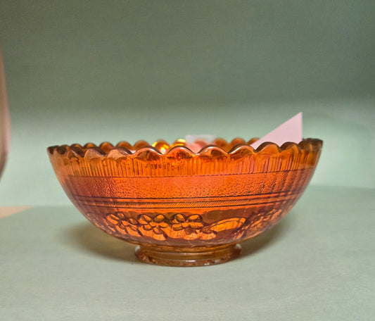 Imperial Carnival Glass windmill pattern
